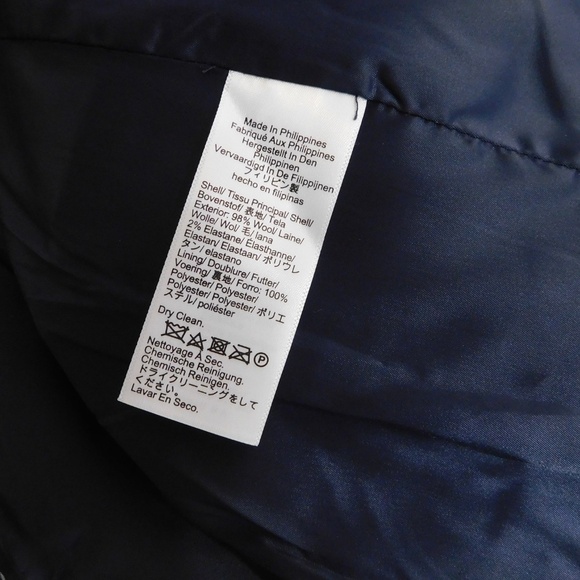 NWT!! J. CREW Helena Blazer Wool Blend Flannel Solid Black Size 2P 2 Petite - Picture 15 of 16